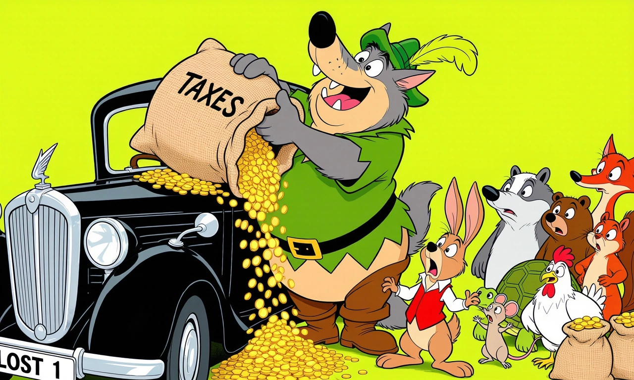 The Sheriff collecting taxes